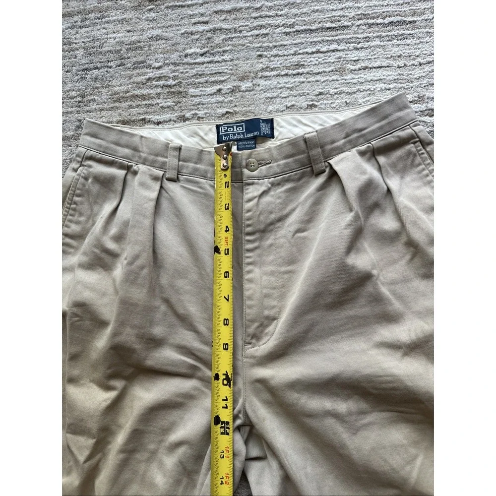 Vintage Polo by Ralph Lauren Andrew Pants Sz 32x30 Dominic Republic Chino Cotton